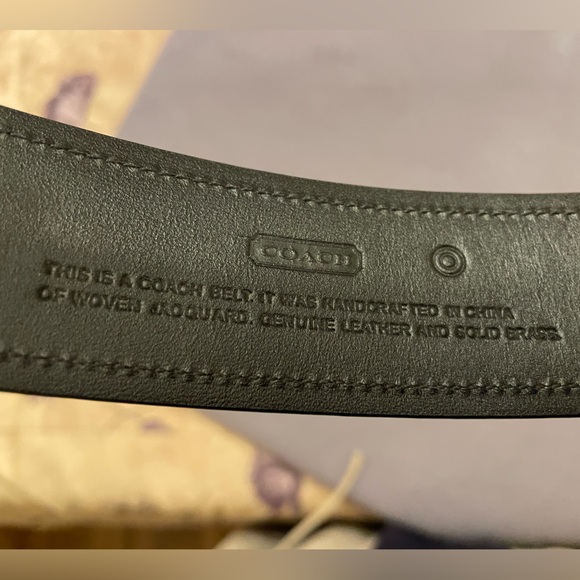 Black coach belt - Picture 6 of 8